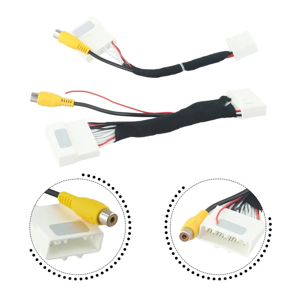 28Pin Front 24Pin Rear Camera Adapter Cable for Land Cruiser Prado