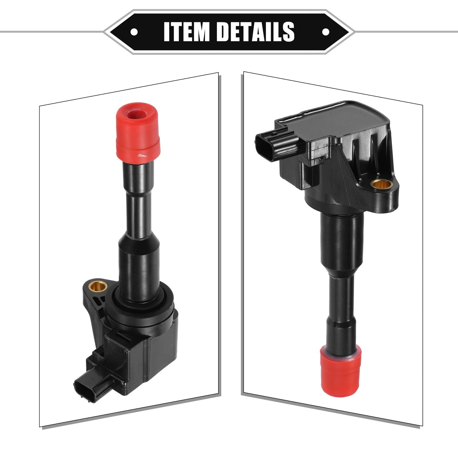 Set of 4 Ignition Coils for Honda Civic L4 1.3L (2003–2010) 30521-PWA-003
