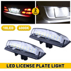 Rear LED License Plate Light for Camry (2002–2011), Sienna (2004–2010), Prius (2001–2013), Echo (2003–2005)