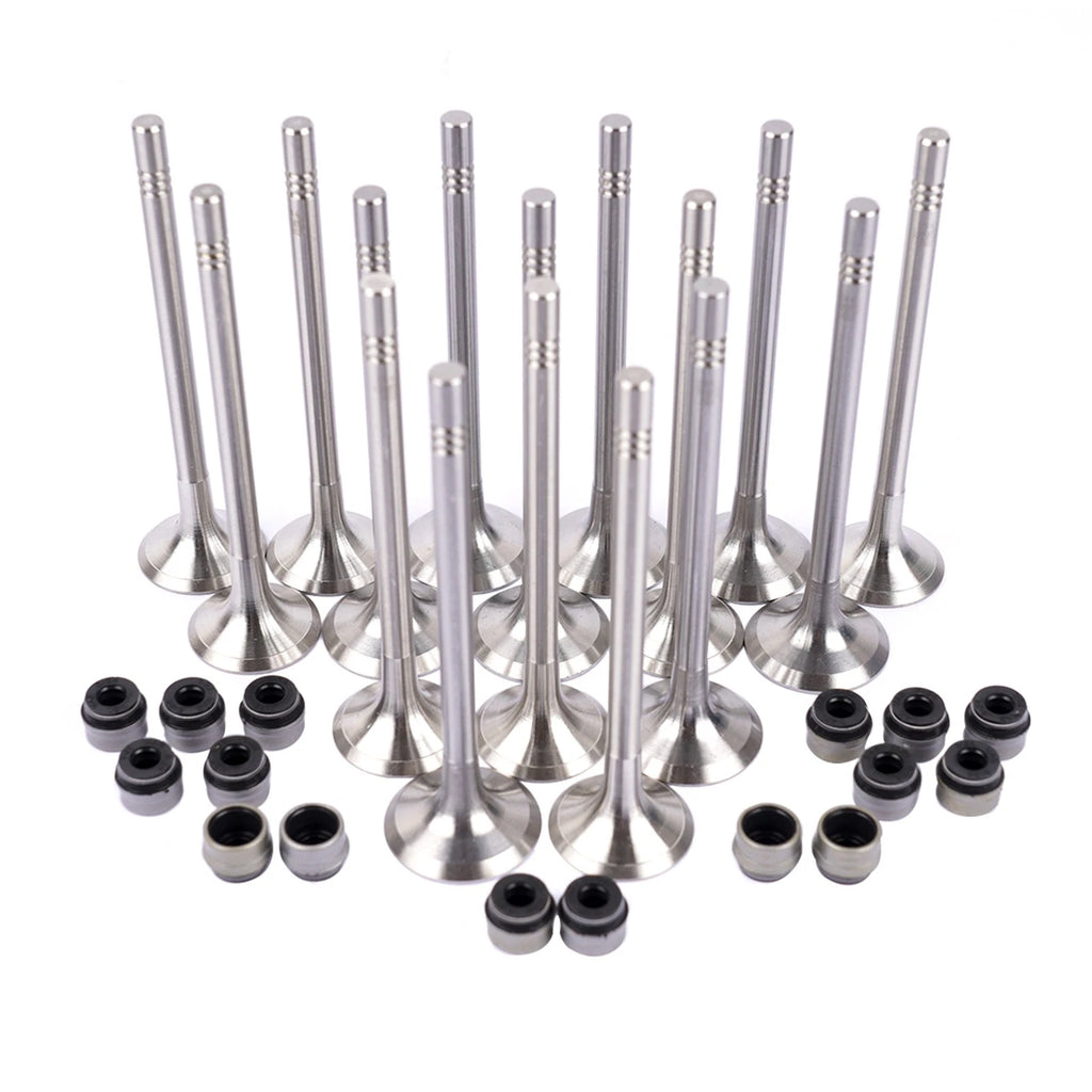8x Intake & 8x Exhaust Valves for Audi A6 VW Eos Beetle Seat Exeo 2.0 TDI