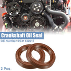 2X Engine Crankshaft Oil Seal No. 90311-30017 for Toyota RAV4 (1996–2004)