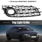 1 Pair Fog Light Mesh Grille Cover for Audi A4 B8 (2008–2012) 8K0807682C