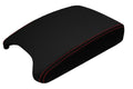 Console Lid Armrest Cover for BMW X5 E53 (2000–2006) Carbon Fiber Red Stitch