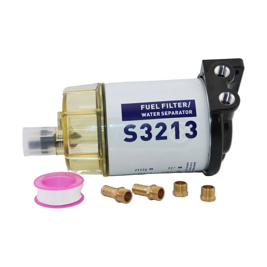 Fuel Filter Water Separator S3213 for Mercury Yamaha Outboard (10 Micron)