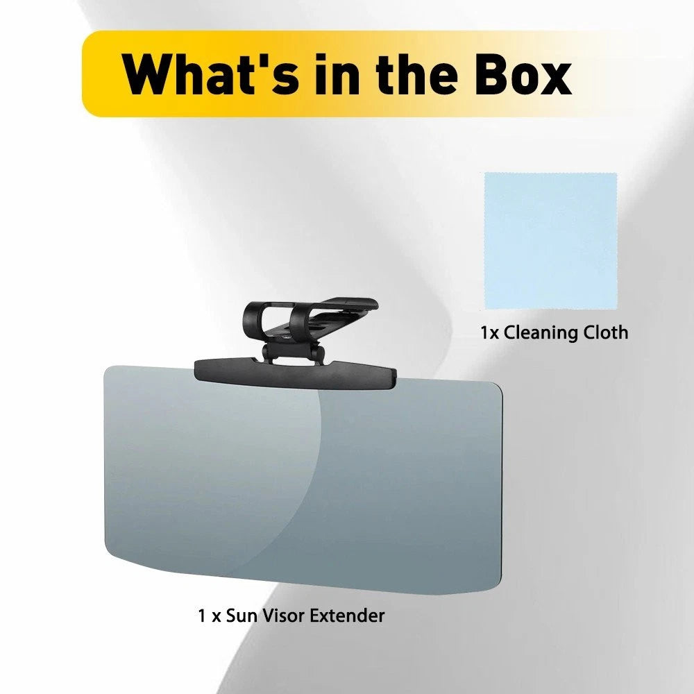 Sun Visor Extender for Car (Universal Fit)