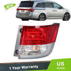 Tail Light for Honda Odyssey (2014–2017) Right Passenger Side Red
