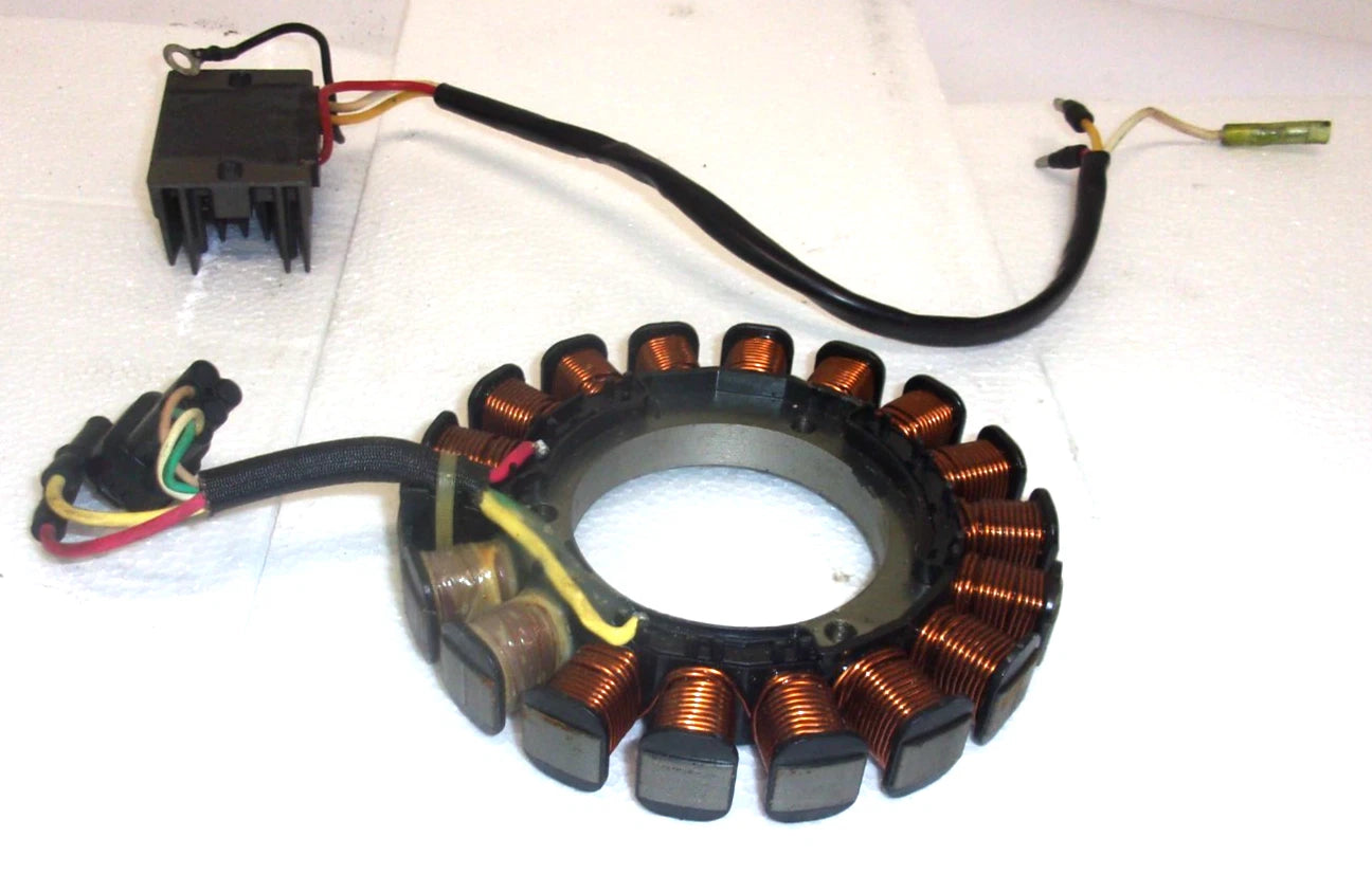 Battery Charging Coil and Rectifier for Suzuki 20-30HP (2002–2007) 32101-89J20 32800-89J10