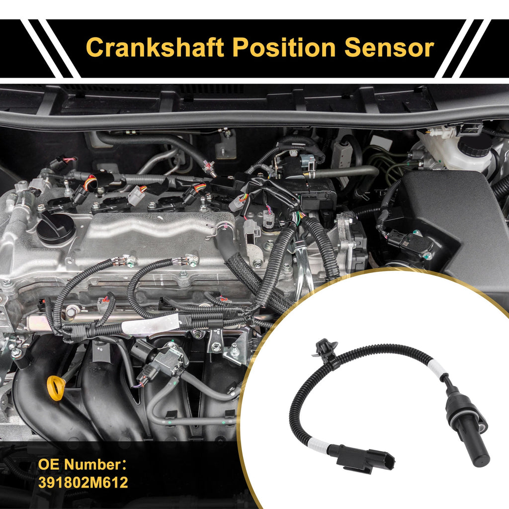1 Pc Crankshaft Position Sensor No.391802M612 for Hyundai Accent (2020–2022)