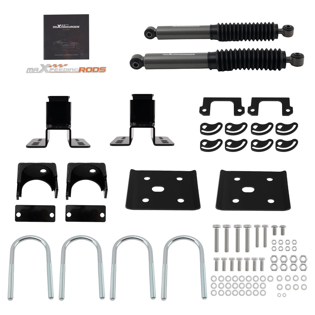 2" Front 4" Rear Lowering Kit for Chevy Silverado 1500 2WD (2007–2015)