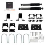2" Front 4" Rear Lowering Kit for Chevy Silverado 1500 2WD (2007–2015)