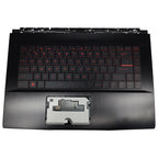 Backlit Keyboard Palmrest Upper Case for MSI GF65 (2019–2020) MS-16W1 Black US