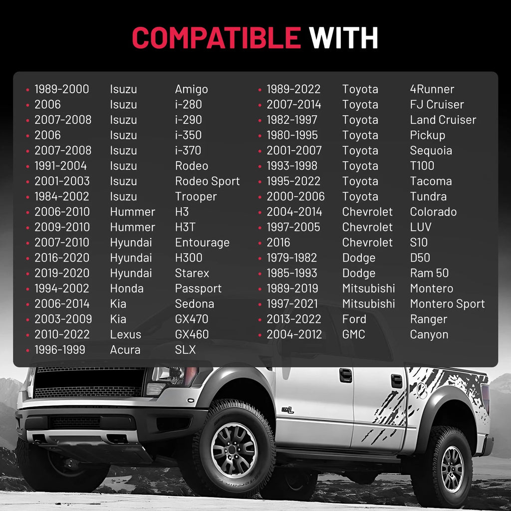 Wheel Spacers for Chevrolet LUV (1997-2005)