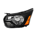 Halogen Headlight for Ford Transit 150/250/350/350HD (2015–2022) W/Bulb Black
