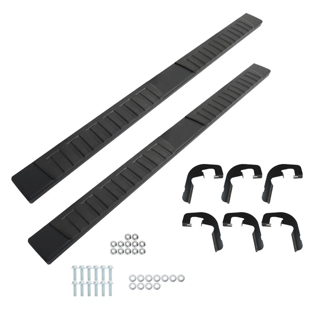 Set of 2 Running Boards for Silverado Sierra 1500 (2019–2023) 6" Side Steps