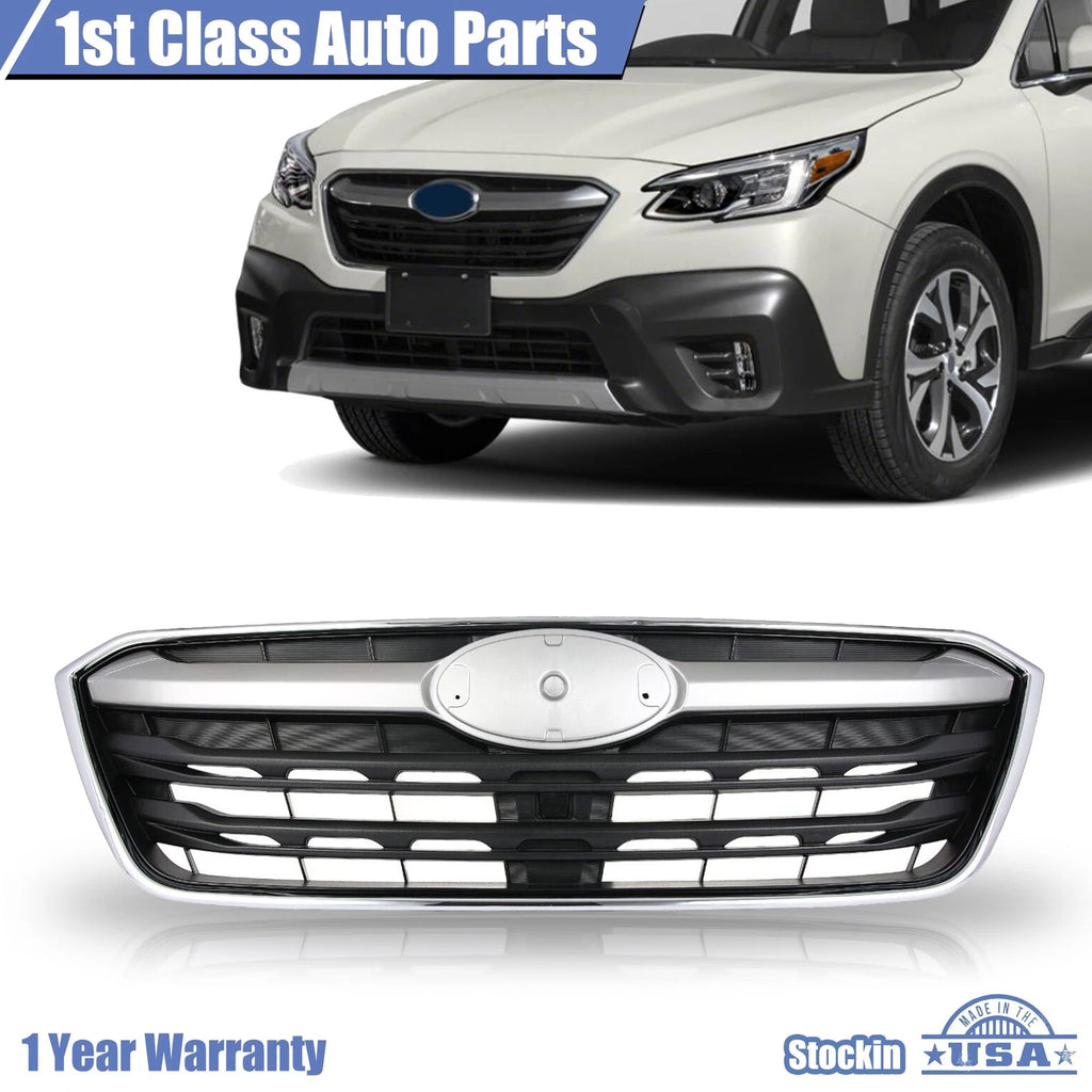 Front Grille Assembly for Subaru Outback (2020–2022) Black Silver