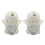 E27 Lamp Holders Set of 2 with Internal Screw Terminals for Easy Installation