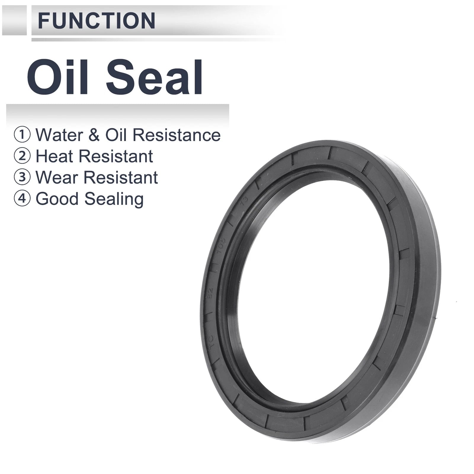Set of 5 Oil Seal Rotary Shaft Seal for Various Models (82x105x13mm)