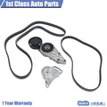 2X Serpentine Belt & Tensioner Assembly Kit for VW Passat (1997–2001) Audi A4