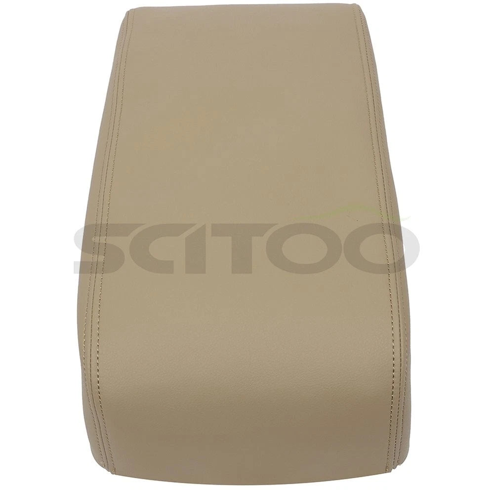 Beige Leather Center Console Armrest Cover for Toyota Avalon (2005–2012)