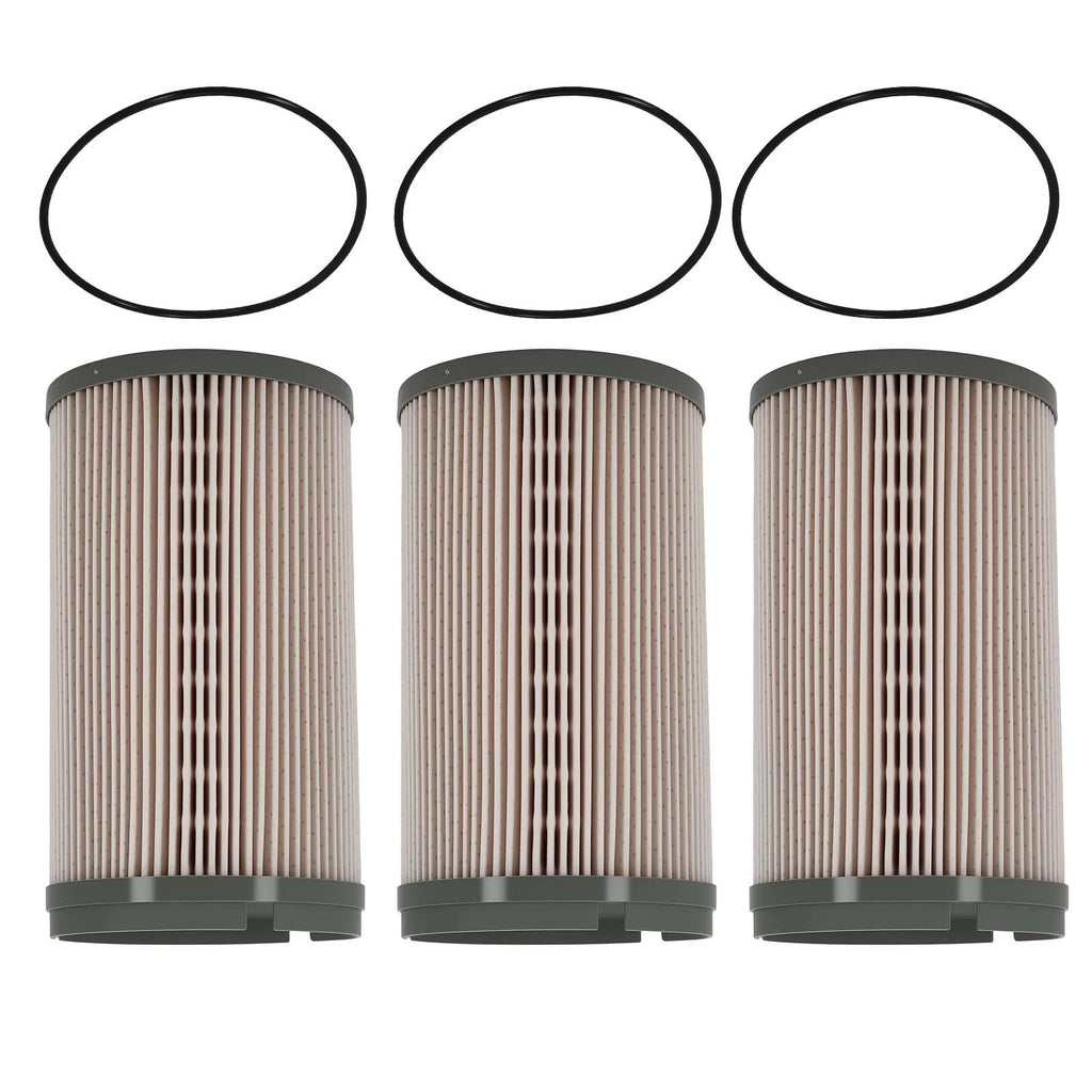 3 Pack Fuel Filter for Cummins MX11 MX13 (2015–2017) FS20172 K37-1029 K37-1012