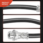 2X Rear Brake Hydraulic Hose for Chevy Malibu (1997–2003) Pontiac Oldsmobile
