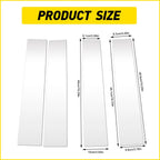 Set of 4 Chrome Pillar Posts for Ford F150 (2004-2014)