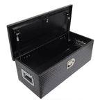 30 Inch Black Aluminum Diamond Plate Tool Box for Truck Trailer