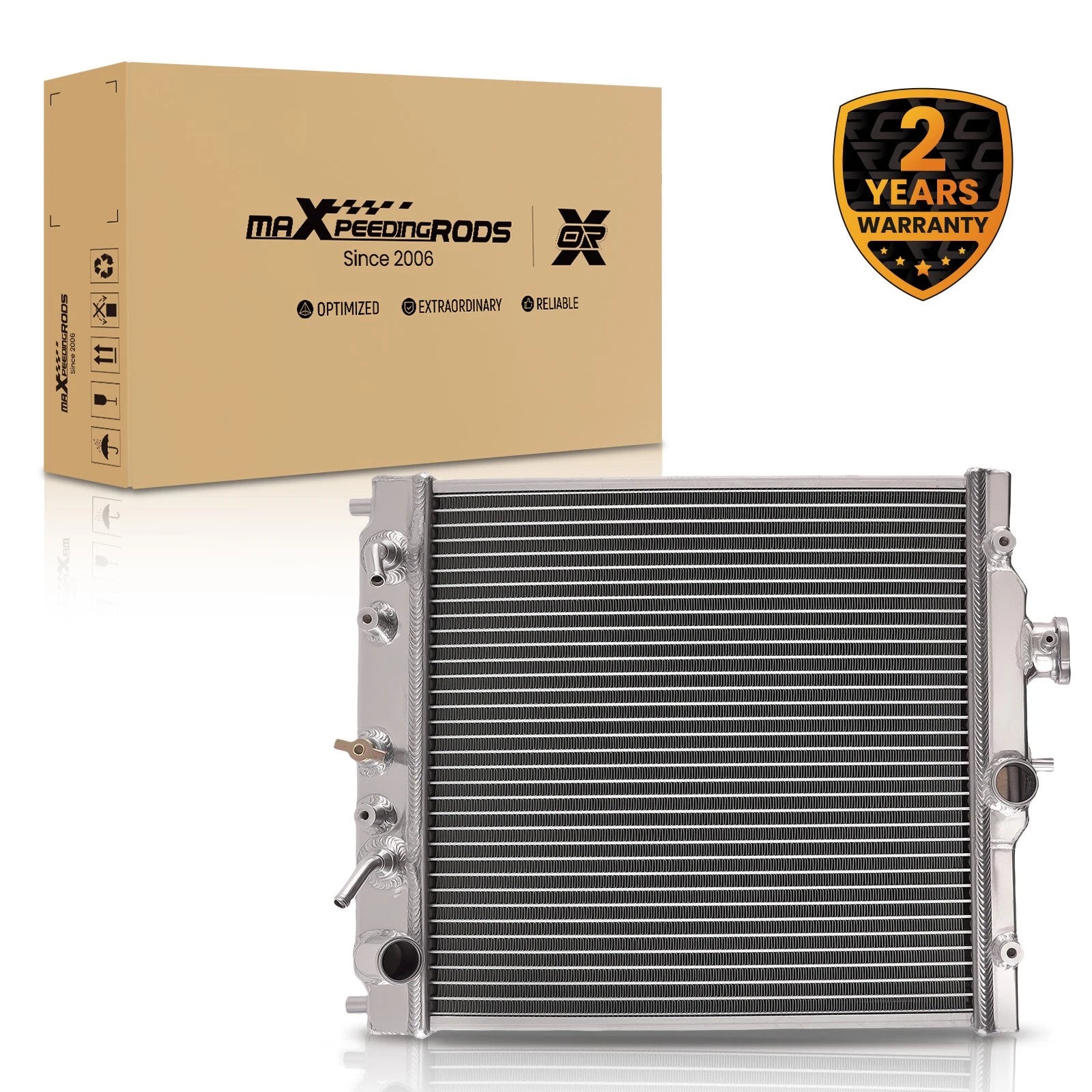 Aluminum Radiator for Honda Civic (1992–2000) (3 Row AT Cooler)