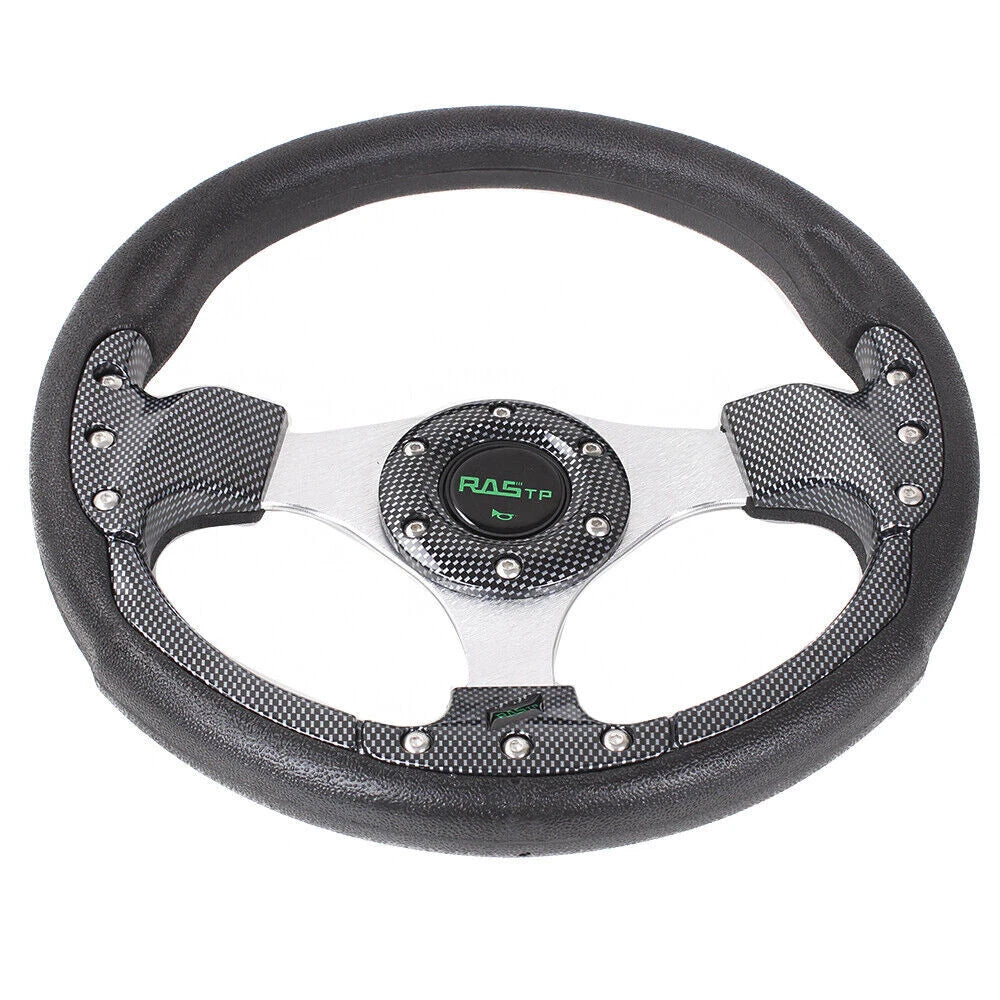 320mm PVC Steering Wheel for Universal Fit (6 Hole)
