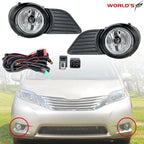 Pair Fog Lights for Toyota Sienna (2011–2017)