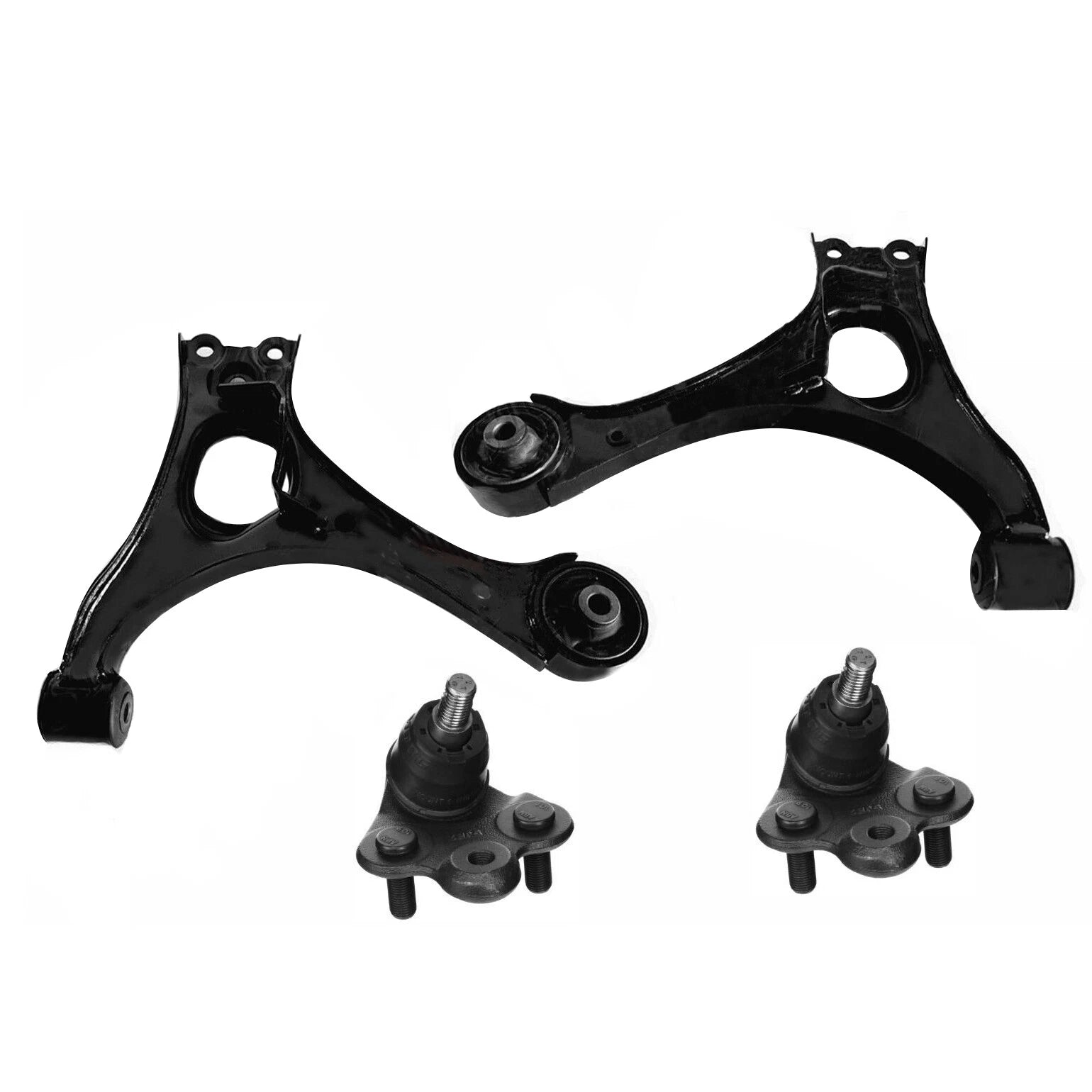 4pc Front Lower Control Arm Set with Ball Joints for Honda Civic Acura CSX (2006–2011)