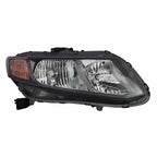 Replacement Passenger Side Headlight Assembly For 2013 Honda Civic Coupe