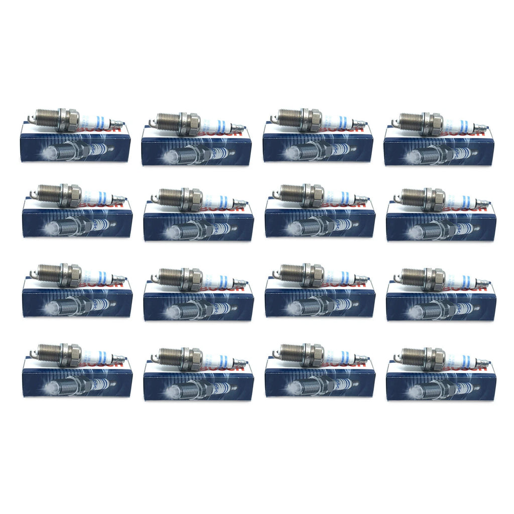 Set of 16 Bosch Spark Plugs FR8DPP33 for Mercedes
