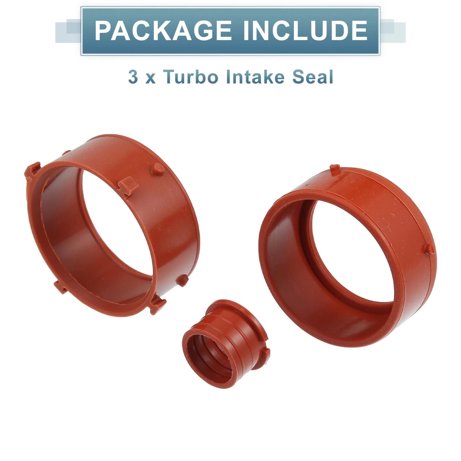 3pcs Turbo Intake Seal Rubber A6420940080 for Mercedes-Benz R320 (2007–2008)