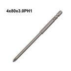 Cross Screwdriver Bit for Electric Tools (Round Shank)