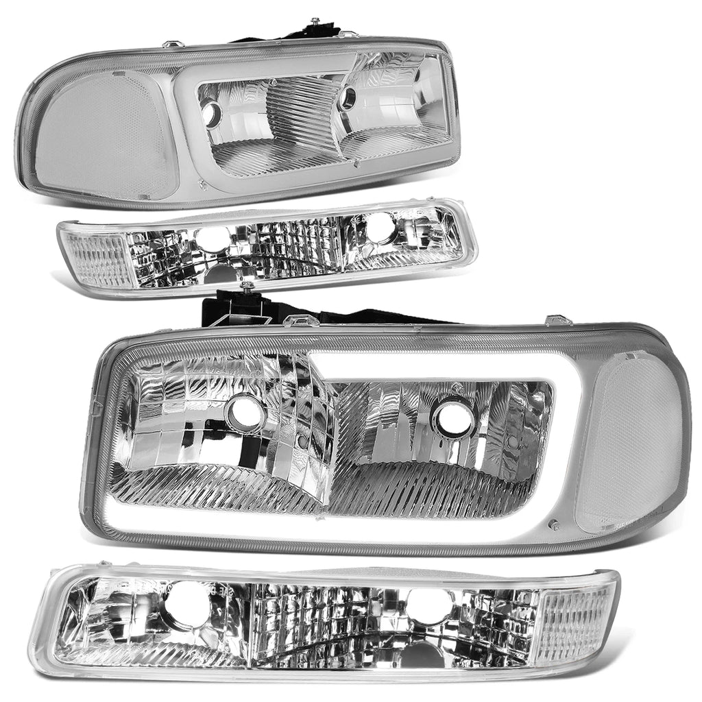 LED DRL Headlight & Turn Signal Bumper Lamp for Sierra/Yukon XL (1999–2007)