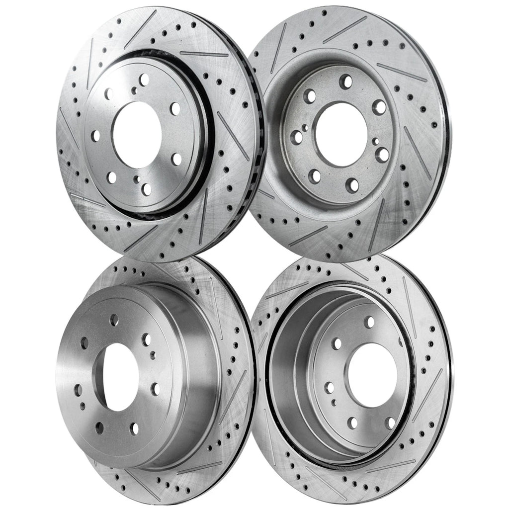Brake Disc Rotors for Ford F-150 (2010–2011) Front and Rear 7 Lugs
