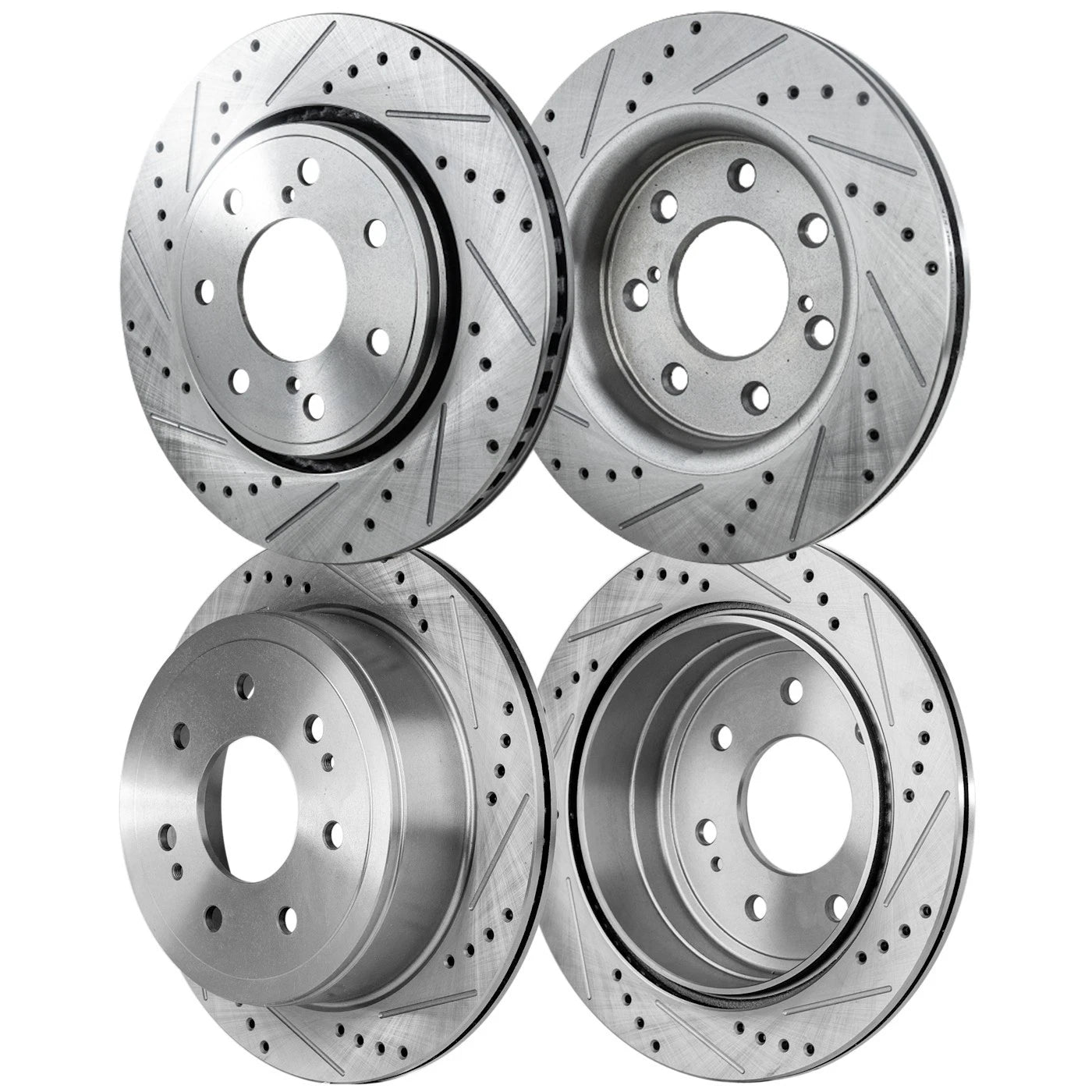 Brake Disc Rotors for Ford F-150 (2010–2011) Front and Rear 7 Lugs