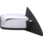 Replacement Chrome Passenger Power Mirror w/Heated Glass w/Memory w/Puddle Lamp