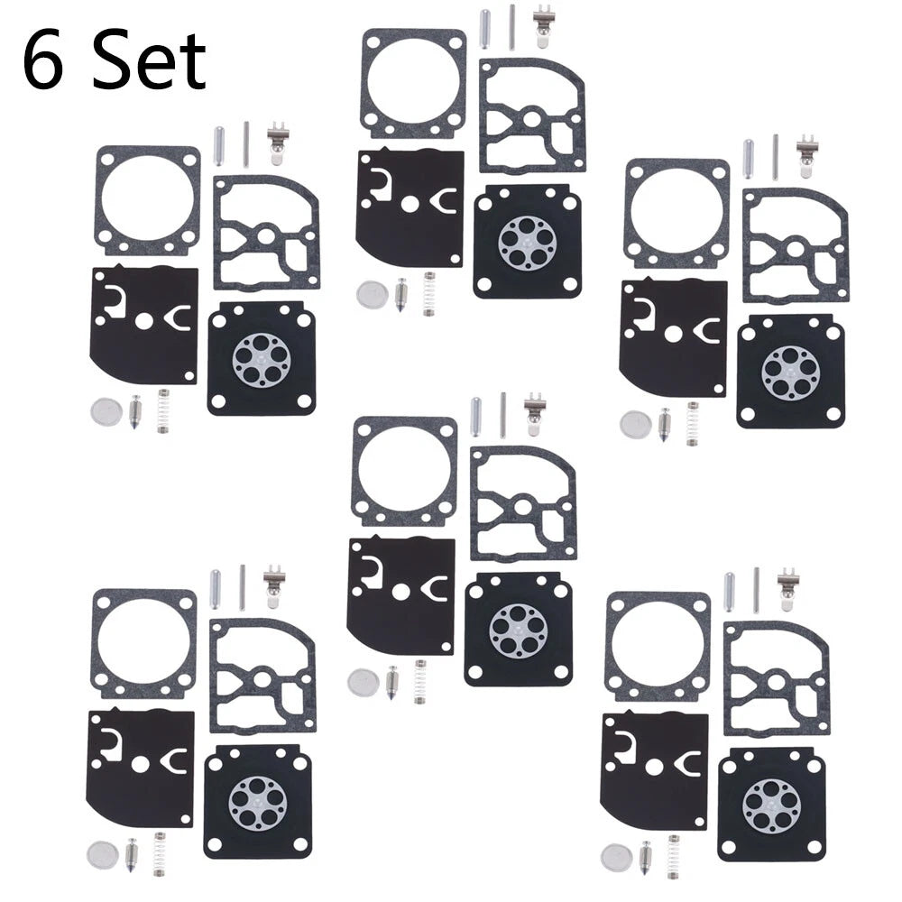 Set of 6 Carburetor Diaphragm Kit for ZAMA RB-129 C1M-W26A C1M-W26B C1M-W26C