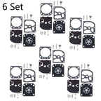 Set of 6 Carburetor Diaphragm Kit for ZAMA RB-129 C1M-W26A C1M-W26B C1M-W26C