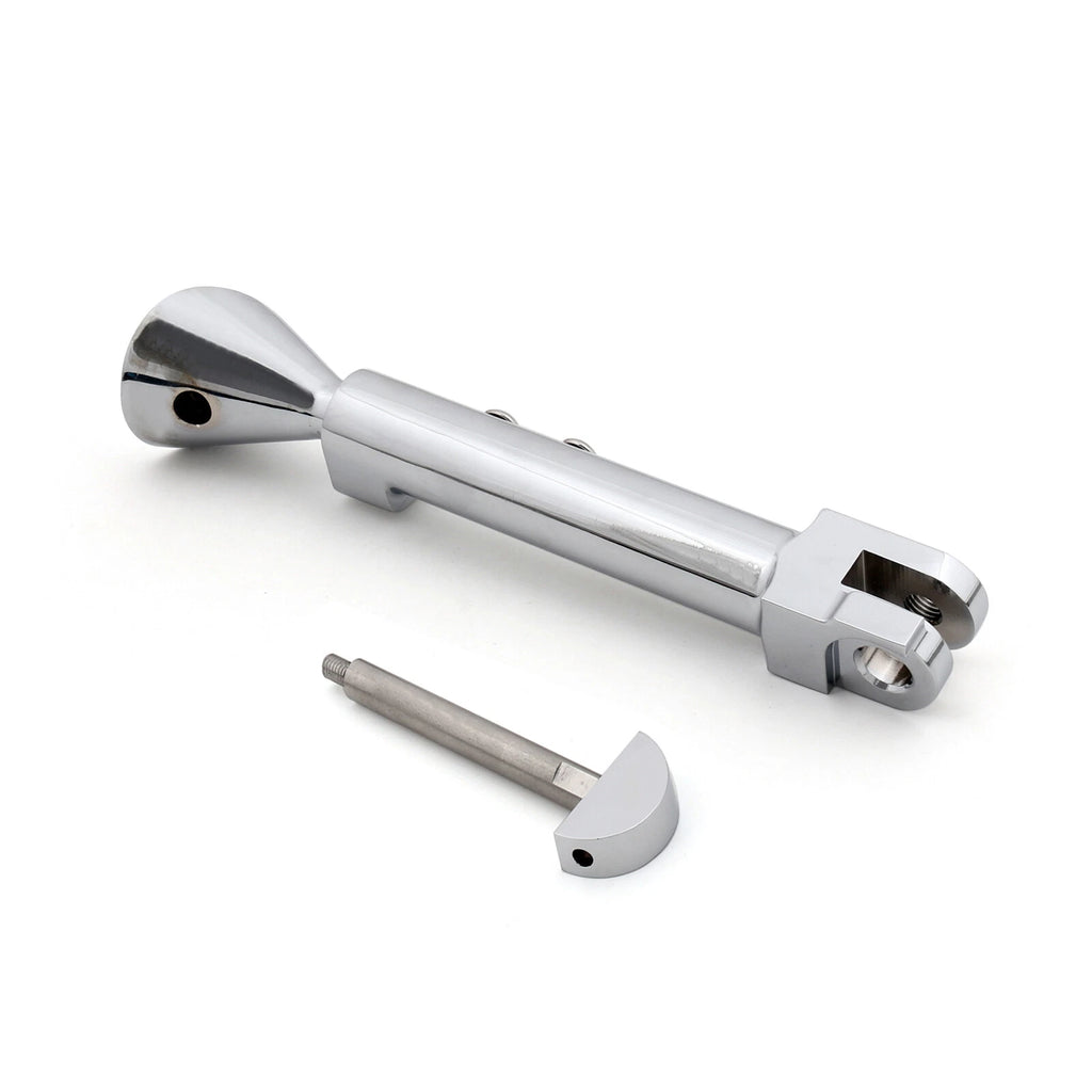 Adjustable CNC Aluminum Kickstand for Yamaha Star Vmax 1200 (1985–2008) Chrome T9