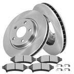 Front Brake Rotors & Ceramic Pads for Buick Lacrosse Pontiac Montana (2008–2009)