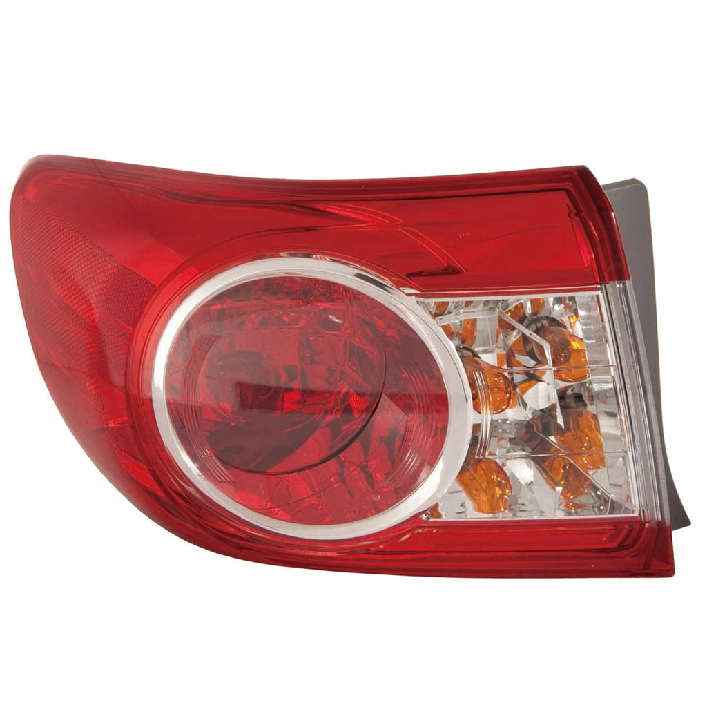 Replacement Driver Side Outer Tail Light Assembly for 2011-2013 Toyota Corolla