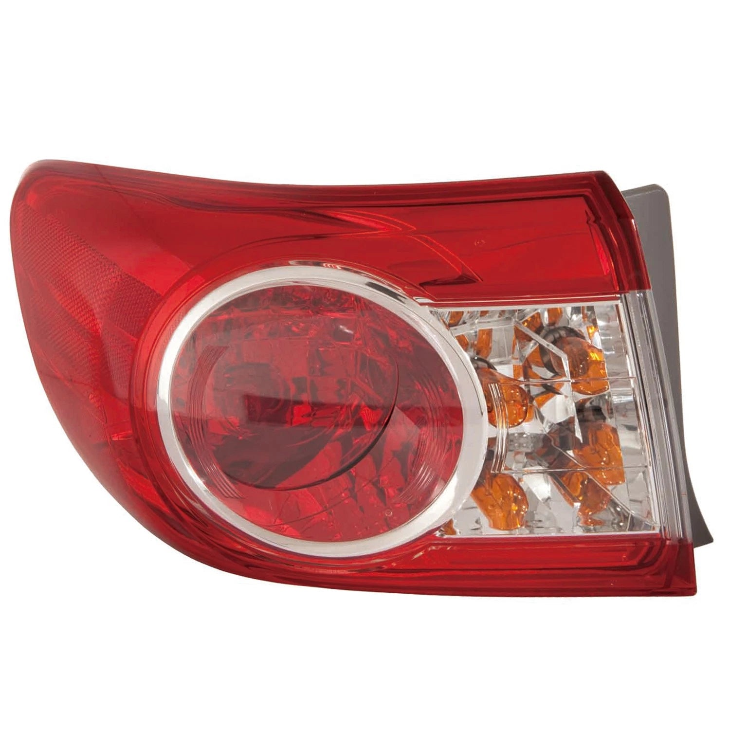 Replacement Driver Side Outer Tail Light Assembly for 2011-2013 Toyota Corolla