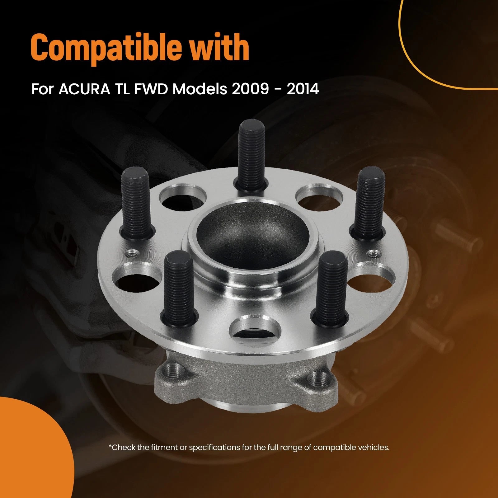 Rear Wheel Hub Assembly for Acura TL (2009-2014)