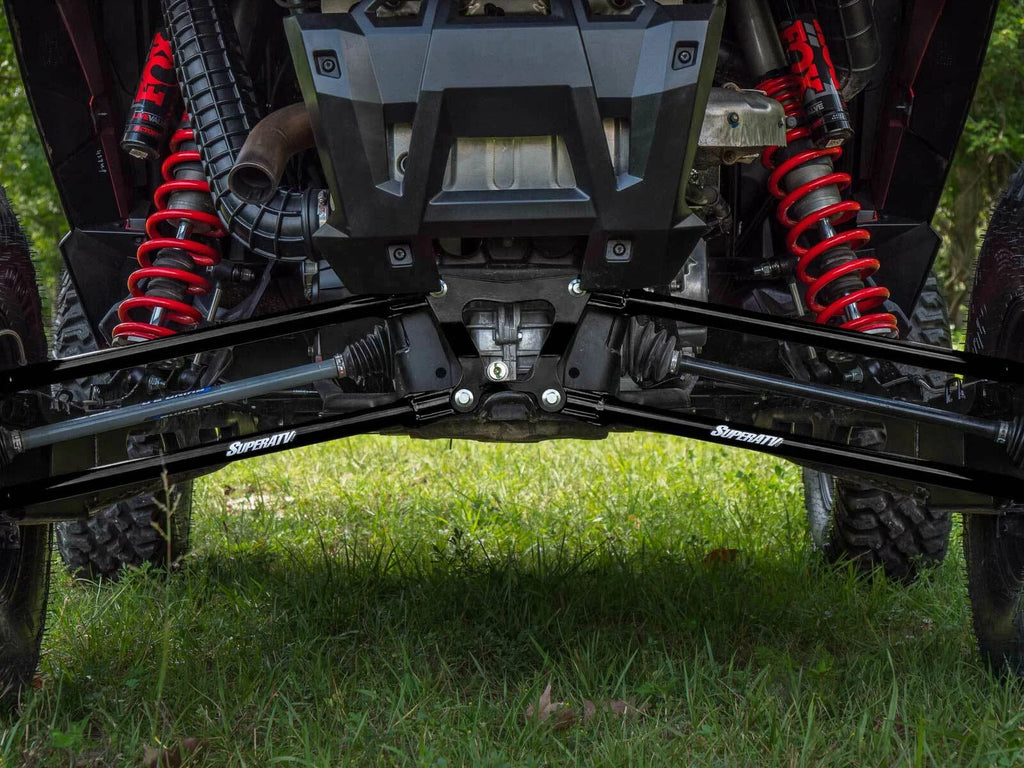 SuperATV Heavy Duty Rear Radius Arms for Polaris RZR XP Turbo S (2018–2023)