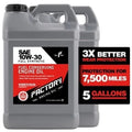 5 Gallon Factory Racing Oil SAE 10W-30 Full Synthetic API SP GF-6A for Auto