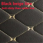 4 Pcs PU Leather Car Floor Mats