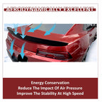Matte Black Trunk Spoiler Lip for Chevy Camaro SS Z28 (2014–2015)